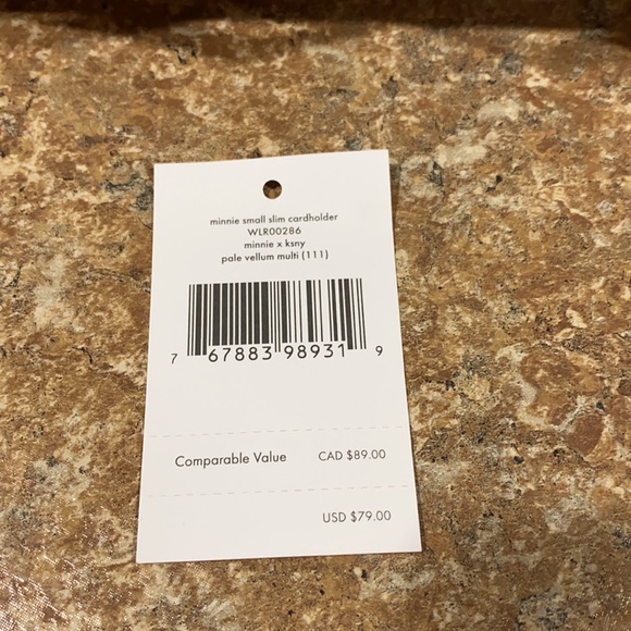 Kate Spade x Minnie Mouse Slim Cardholder - Picture 4 of 4